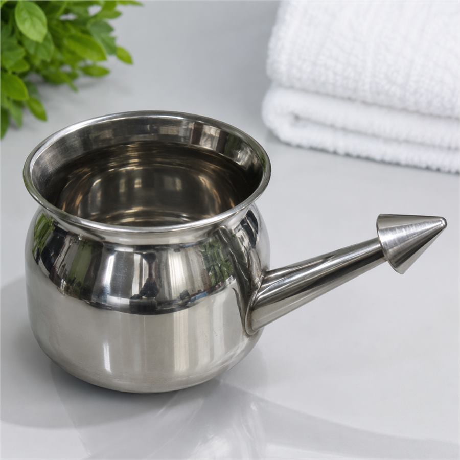 Steel Jal Neti Pot